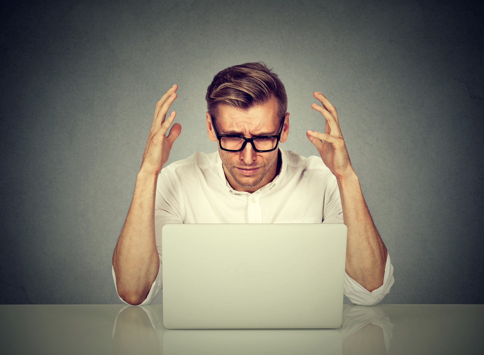 Frustrated man Frustrated man
